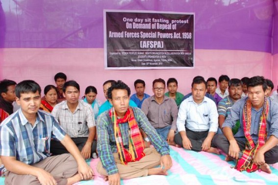 Repeal Armed Forces Special Power from Tripura : Borok People Human Rights Organization